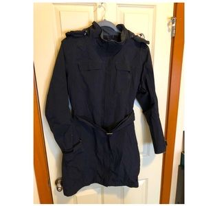 REI Women’s Black Waterproof trench coat